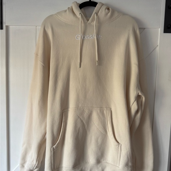 Glossier Cream Hoodie XL - Picture 1 of 3